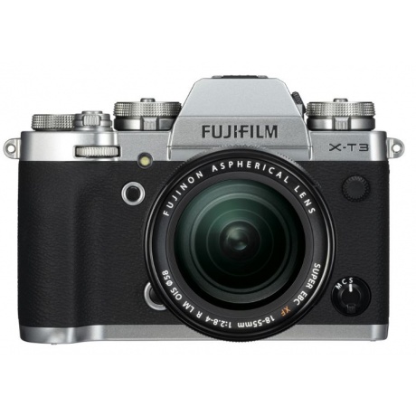 Цифровой фотоаппарат FujiFilm X-T3 Kit XF18-55mm F2.8-4 R LM OIS Silver - фото 5