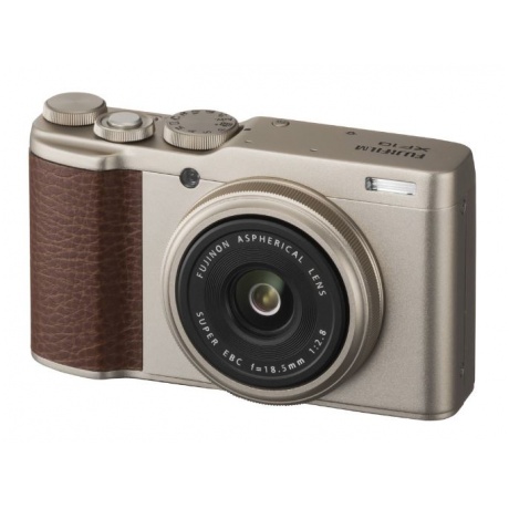 Цифровой фотоаппарат FujiFilm XF10 Gold - фото 1