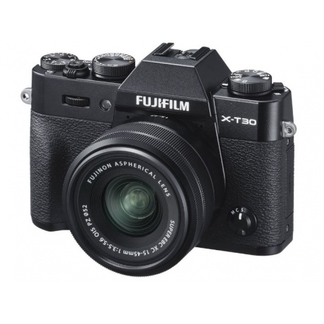 Цифровой фотоаппарат FujiFilm X-T30 Kit XC15-45mm OIS PZ Black - фото 1
