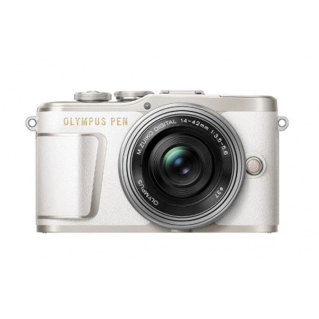 Цифровой фотоаппарат Olympus PEN E-PL9 Kit ( E-PL9 Body white + 14-42mm EZ silver ) - фото 2