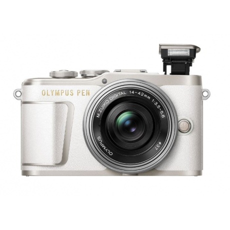Цифровой фотоаппарат Olympus PEN E-PL9 Kit ( E-PL9 Body white + 14-42mm EZ silver ) - фото 3