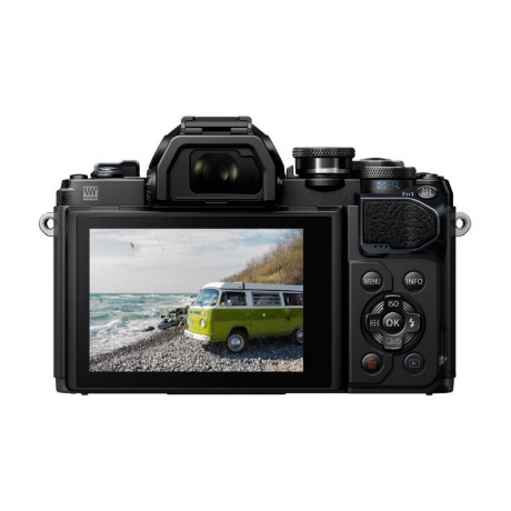 Цифровой фотоаппарат Olympus OM-D E-M10 Mark III Double Zoom Kit ( E-M10 Mark III Body silver + EZ-M1442EZ silver + EZ-M4015 R black ) - фото 5
