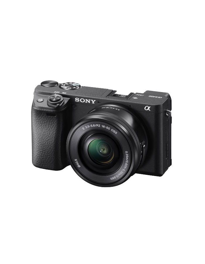 Цифровой фотоаппарат Sony Alpha A6400 кит 16-50мм PZ Black ILCE-6400LB, цвет черный ILCE6400LB.CEC - фото 1