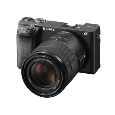 Цифровой фотоаппарат Sony Alpha A6400 кит 18-135 mm F/3.5-5.6 E OSS Black - фото 1