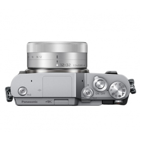 Цифровой фотоаппарат Panasonic Lumix DC-GX880 Kit 12–32 мм/F3.5– 5.6 ASPH. / MEGA O.I.S. (H-FS12032) серебро - фото 4