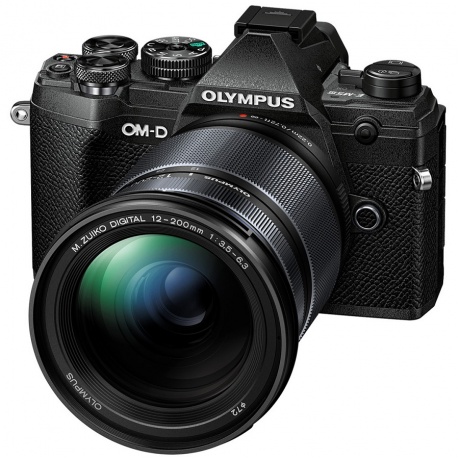 Цифровой фотоаппарат Olympus OM-D E-M10 Mark III Kit 12-200mm F3.5-6.3 black - фото 1