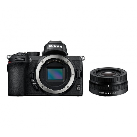 Фотоаппарат Nikon Z50 черный 20.9Mpix 3.2&quot; 4K WiFi NIKKOR Z DX 16-50 f/4.5-6.3 VR - фото 2
