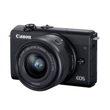 Фотоаппарат Canon EOS M200 kit черный 15-45 IS STM - фото 1