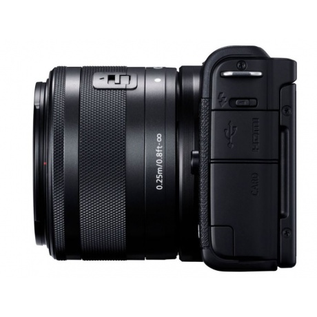 Фотоаппарат Canon EOS M200 kit черный 15-45 IS STM - фото 3