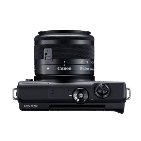 Фотоаппарат Canon EOS M200 kit черный 15-45 IS STM - фото 5