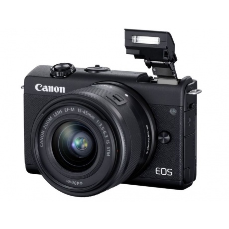 Фотоаппарат Canon EOS M200 kit черный 15-45 IS STM - фото 10