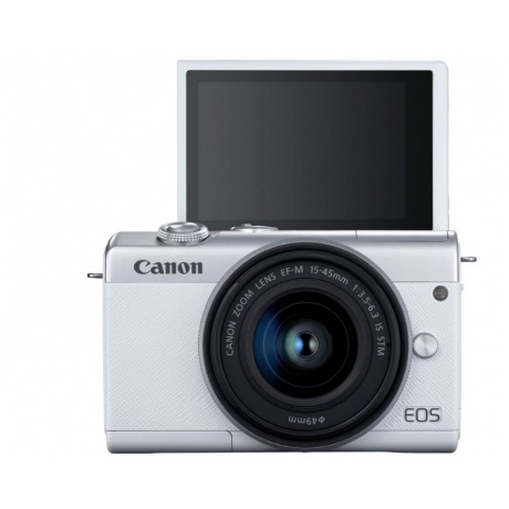 Фотоаппарат Canon EOS M200 kit белый 15-45 IS STM - фото 4
