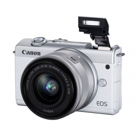 Фотоаппарат Canon EOS M200 kit белый 15-45 IS STM - фото 6
