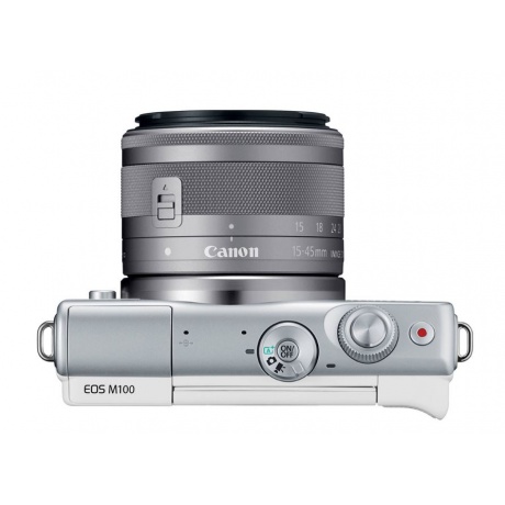 Фотоаппарат Canon EOS M100 kit белый/серебристый 15-45 IS STM - фото 6