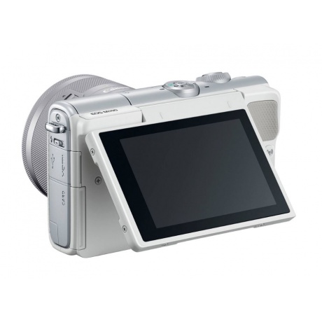 Фотоаппарат Canon EOS M100 kit белый/серебристый 15-45 IS STM - фото 8