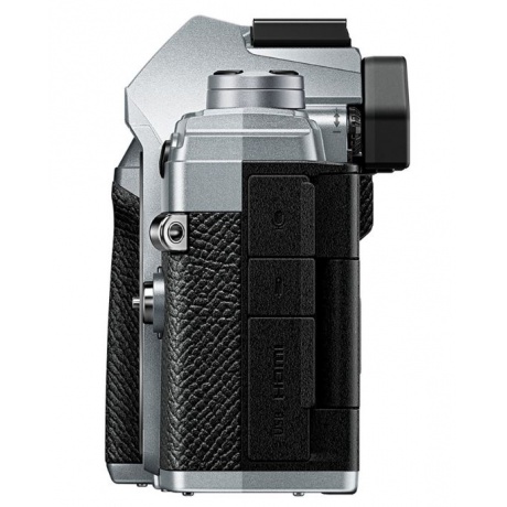 Цифровой фотоаппарат OM-D E-M5 Mark III Kit (E-M5 Mark III Body silver + EZ-M1415 II  black ) - фото 5