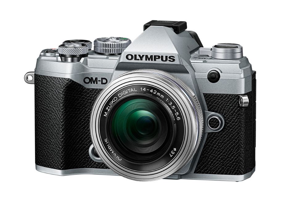 Цифровой фотоаппарат OM-D E-M5 Mark III Kit (E-M5 Mark III Body silver + EZ-M1442EZ  silver ) - фото 1