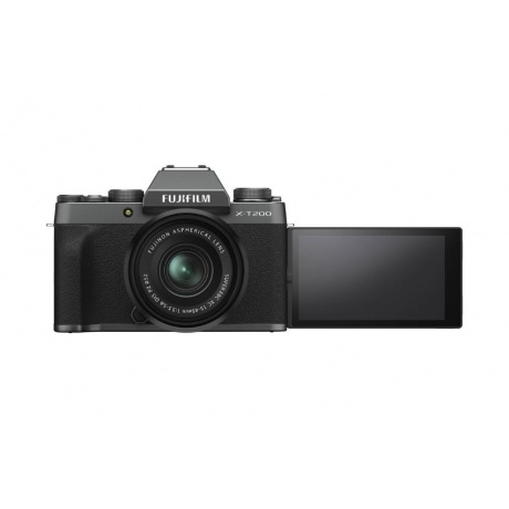 Цифровой фотоаппарат FujiFilm X-T200 kit XC15-45mm OIS PZ Dark Silver - фото 10