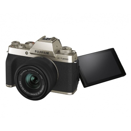 Цифровой фотоаппарат FujiFilm X-T200 kit XC15-45mm OIS PZ Gold - фото 10