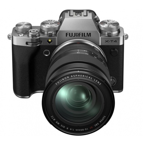Цифровой фотоаппарат FujiFilm X-T4 Kit XF16-80mm F4 R OIS WR Silver - фото 2