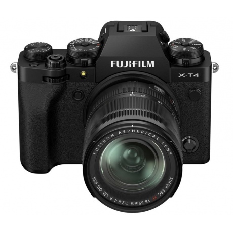 Цифровой фотоаппарат FujiFilm X-T4 Kit XF18-55mm F2.8-4 R LM OIS Black - фото 8