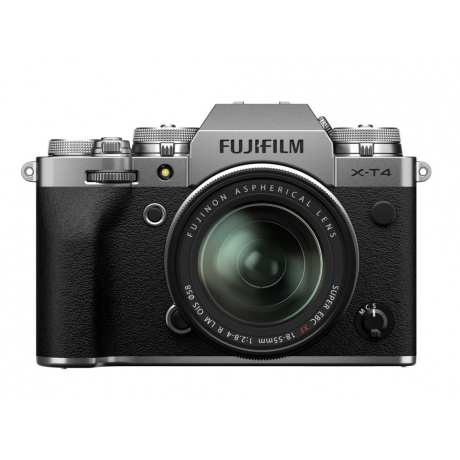 Цифровой фотоаппарат FujiFilm X-T4 Kit XF18-55mm F2.8-4 R LM OIS Silver - фото 2