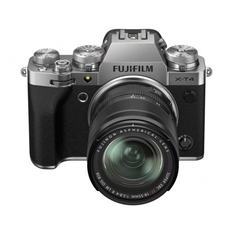 Цифровой фотоаппарат FujiFilm X-T4 Kit XF18-55mm F2.8-4 R LM OIS Silver - фото 3