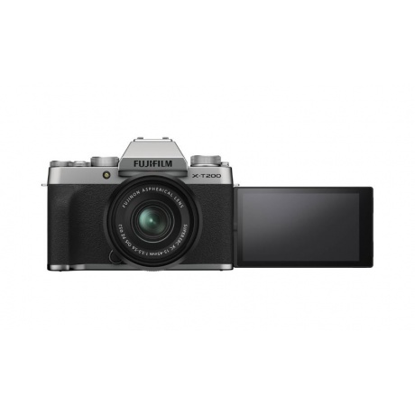 Цифровой фотоаппарат FujiFilm X-T200 Body Silver - фото 8