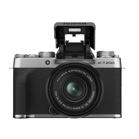 Цифровой фотоаппарат FujiFilm X-T200 Body Silver - фото 9