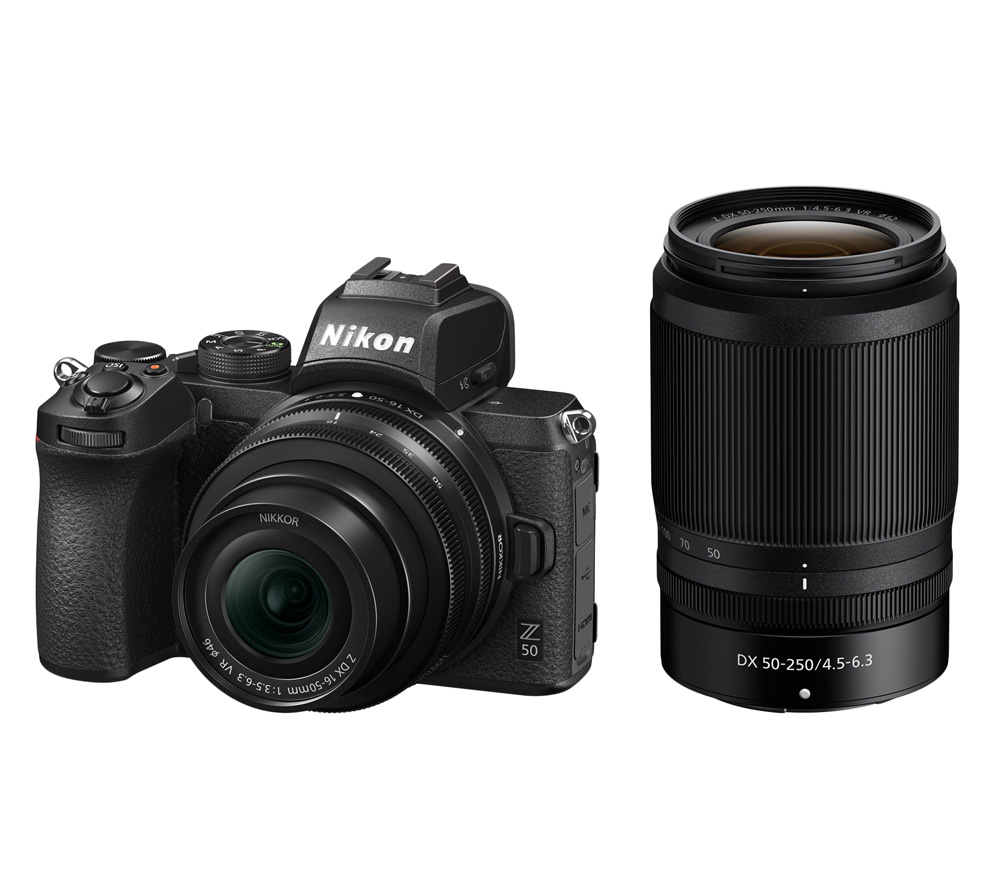 Цифровой фотоаппарат Nikon Z50 Kit (VOA050K002) черный - фото 1