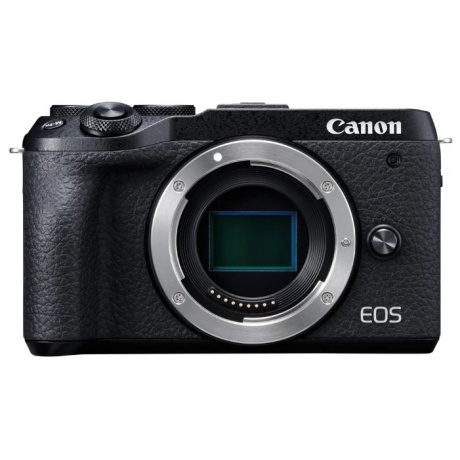 Цифровой фотоаппарат Canon EOS M6 Mark II черный (без объектива) - фото 1