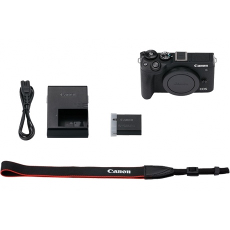 Цифровой фотоаппарат Canon EOS M6 Mark II 15-45 IS STM черный - фото 2