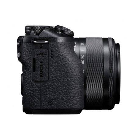 Цифровой фотоаппарат Canon EOS M6 Mark II 15-45 IS STM черный - фото 5