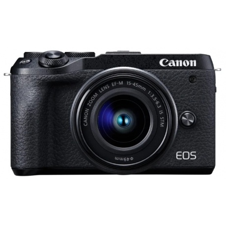 Цифровой фотоаппарат Canon EOS M6 Mark II 15-45 IS STM черный - фото 8