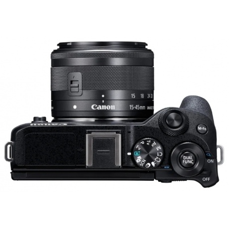 Цифровой фотоаппарат Canon EOS M6 Mark II 15-45 IS STM черный - фото 10
