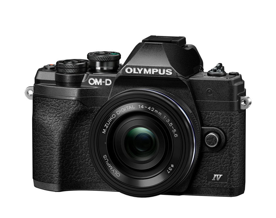 Цифровой фотоаппарат OM-D E-M10 Mark IV Kit ( E-M10 Mark IV Body black + EZ-M1442 EZ black) - фото 1