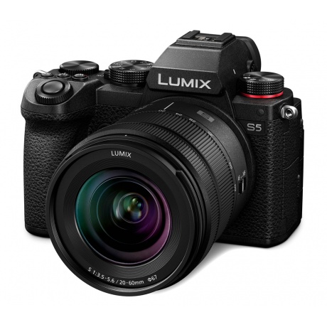 Цифровой фотоаппарат Lumix DC-S5KEE-K kit Lumix S 20-60mm f/3.5-5.6 черный - фото 1