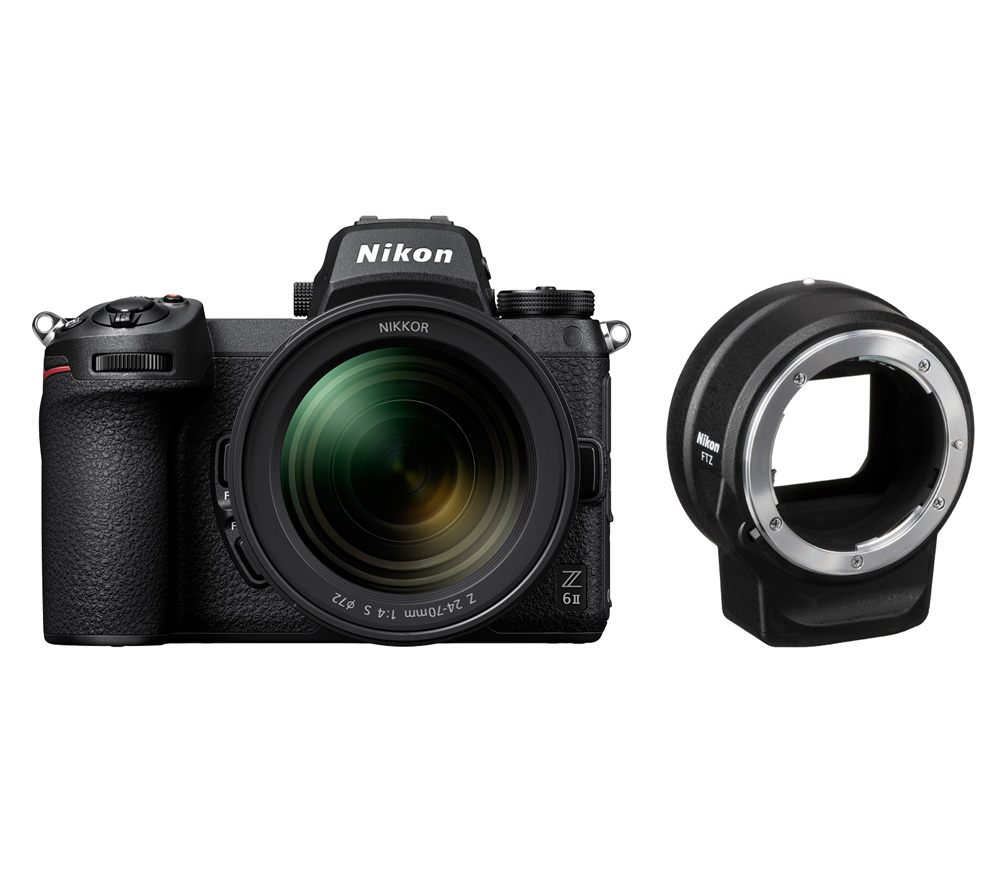 Цифровой фотоаппарат Nikon Z6 II Kit 24-70 f/4 S с адаптером FTZ VOA060K003 - фото 1