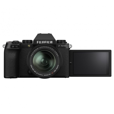 Цифровой фотоаппарат FujiFilm X-S10 Kit XF16-80mm F4 R OIS WR Black - фото 8