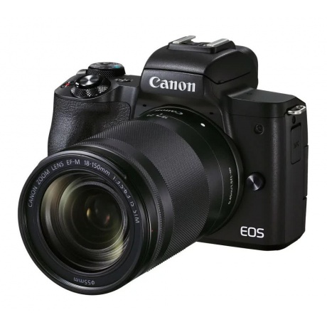 Цифровой фотоаппарат Canon EOS M50 Mark II kit 18-150 IS STM Black - фото 1