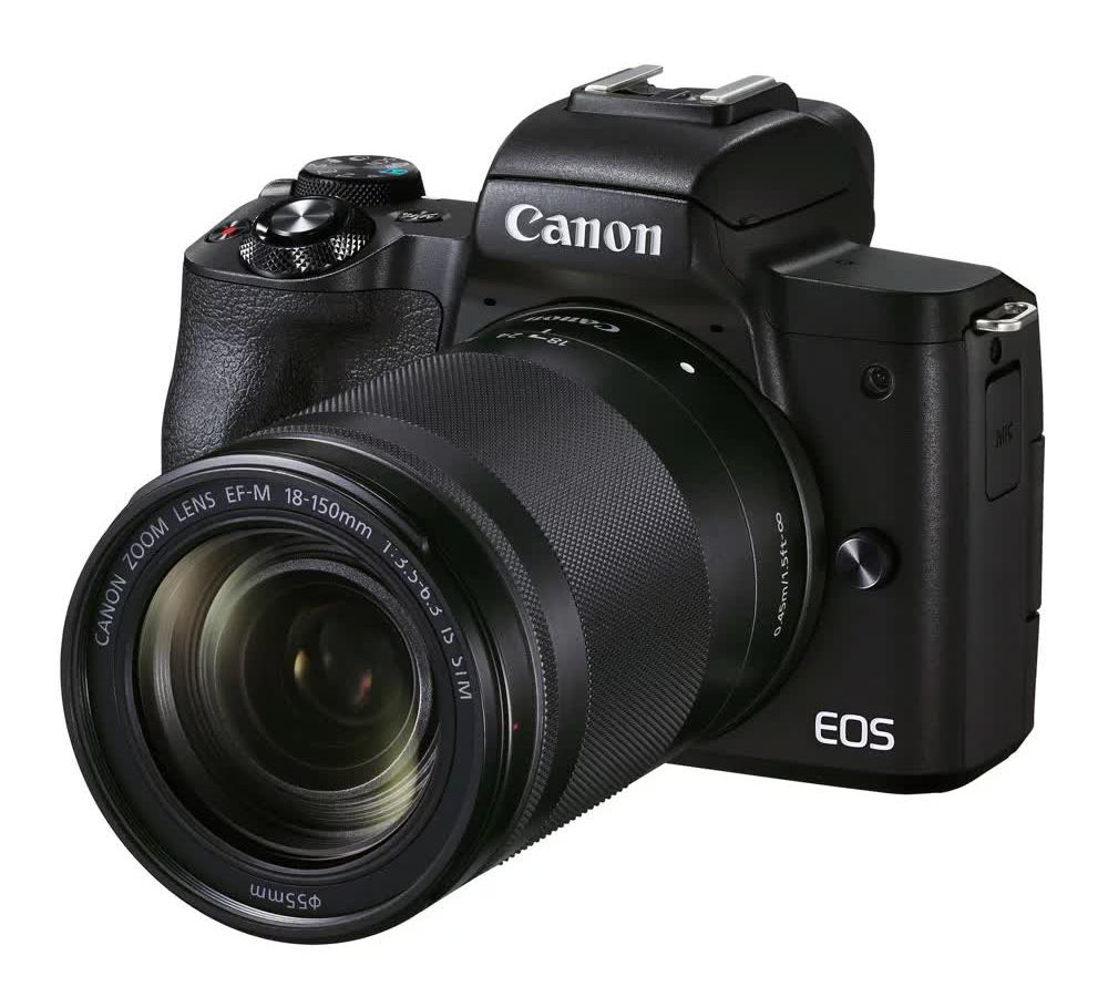 Цифровой фотоаппарат Canon EOS M50 Mark II kit 18-150 IS STM Black, цвет черный 4728C017 - фото 1