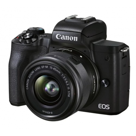 Цифровой фотоаппарат Canon EOS M50 Mark II kit 15-45 IS STM Black - фото 1