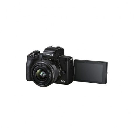Цифровой фотоаппарат Canon EOS M50 Mark II kit 15-45 IS STM Black - фото 4