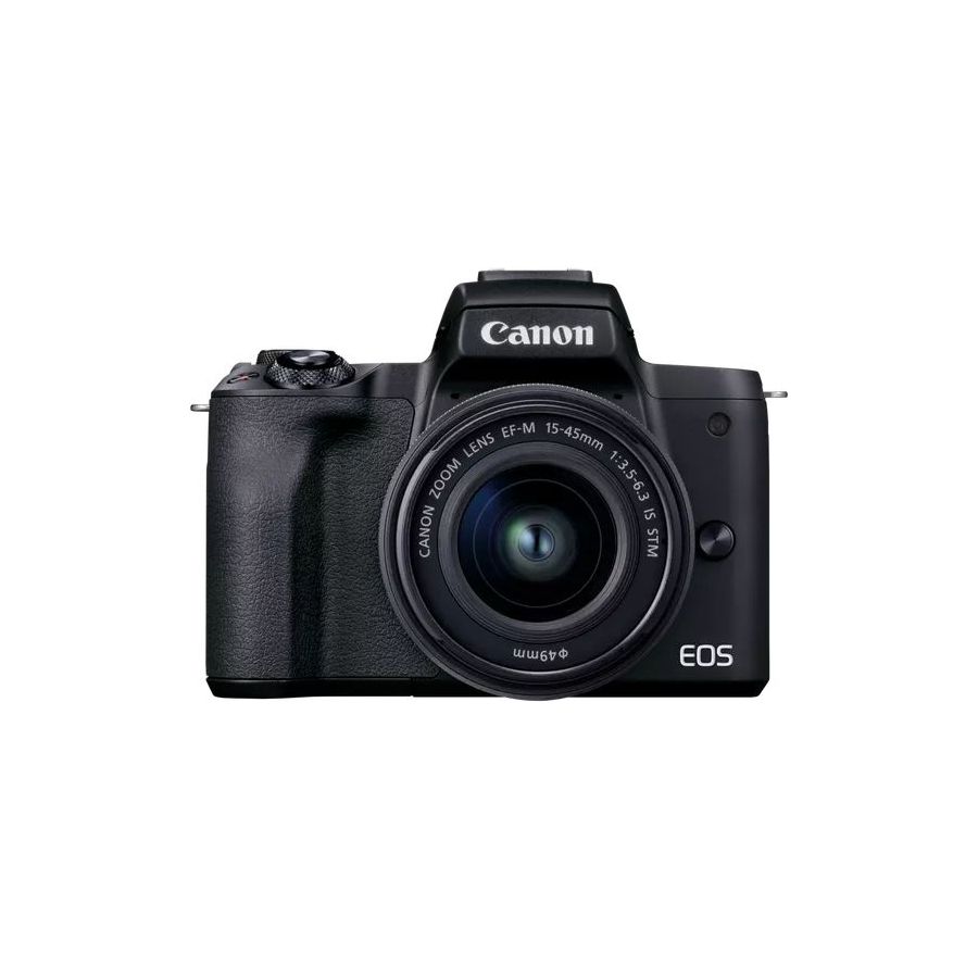 Цифровой фотоаппарат Canon EOS M50 Mark II kit 15-45 IS STM Black фотоаппарат системный canon eos m50 mark ii kit ef m 18 150mm is stm черный