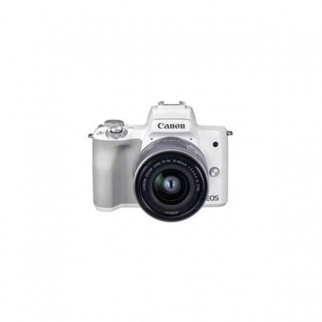 Цифровой фотоаппарат Canon EOS M50 Mark II kit 15-45 IS STM White - фото 6