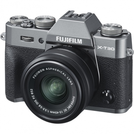 Цифровой фотоаппарат FujiFilm X-T30 Kit XC15-45mm OIS PZ Charcoal Silver уцененный - фото 1