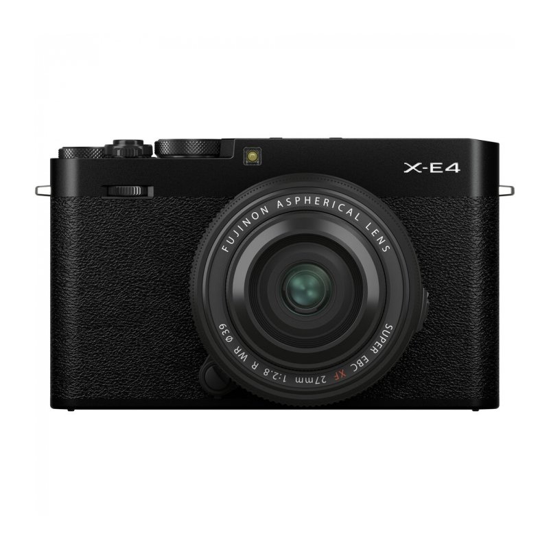 Цифровой фотоаппарат FujiFilm X-E4 kit XF27mmF2.8 R WR Black - фото 1