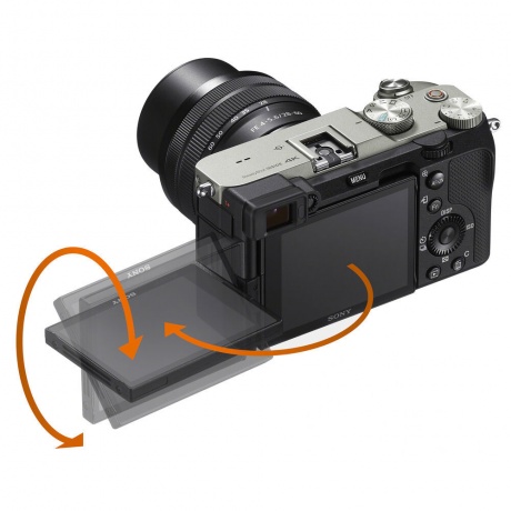 Цифровой фотоаппарат Sony Alpha A7C kit FE 28-60/4,0-5.6 OSS серебро - фото 2