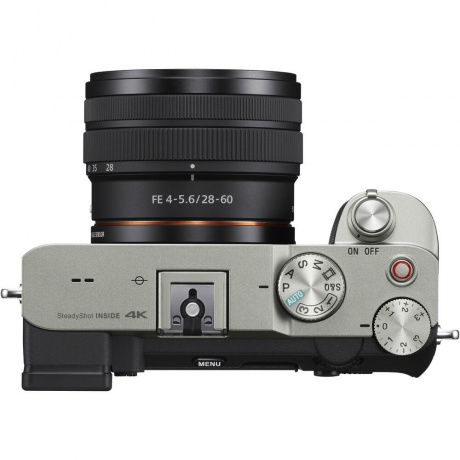 Цифровой фотоаппарат Sony Alpha A7C kit FE 28-60/4,0-5.6 OSS серебро - фото 3