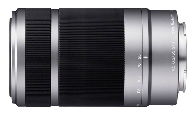 Объектив Sony 55-210 mm f:4.5-6.3 E (SEL-55210), серебристый SEL55210.AE - фото 1